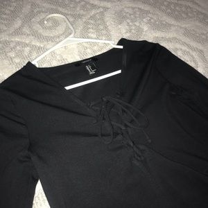 Lace Up Long Sleeve